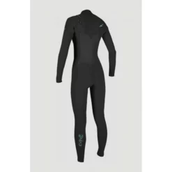 Combinaison O'neill - Epic Women 4/3 Chest Zip Full - Black -le surf boutique combinaison o neill epic women 4 3 chest zip full black 1