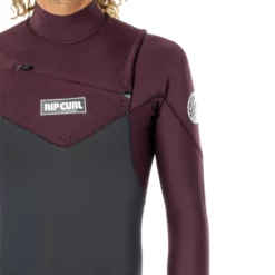 Combinaison Rip Curl - Dawn Patrol 3/2 Mm Chest Zip - Wine 2023 -le surf boutique combinaison rip curl dawn patrol 3 2 mm chest zip wine 2023 1
