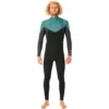 Combinaison Rip Curl - Dawn Patrol Perf 3/2 Mm Front Zip - Muted Green 2023