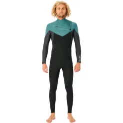 Combinaison Rip Curl - Dawn Patrol Perf 3/2 Mm Front Zip - Muted Green 2023