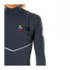 Combinaison Rip Curl EBomb 5/3 Zip Free - Charcoal 2023 -le surf boutique combinaison rip curl ebomb 5 3 zip free charcoal 2023 1