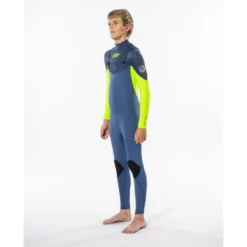 Combinaison Rip Curl - Junior Dawn Patrol 3/2 Front Zip Blue - 2023 -le surf boutique combinaison rip curl junior dawn patrol 3 2 front zip blue 2023 1