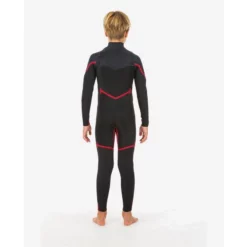 Combinaison Rip Curl - Junior Down Patrol 4/3 Mm Chest Zip - Black 2023 -le surf boutique combinaison rip curl junior down patrol 4 3 mm chest zip black 2023 2