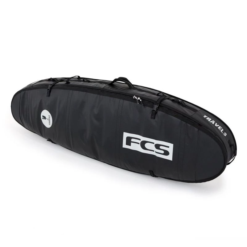 Housse FCS - Travel 3 Funboard Wheelie - Black 1 Housse FCS - Travel 3 Funboard Wheelie - Black