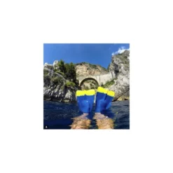 Palmes Dafin Lifeguard Blue Yellow -le surf boutique palmes dafin lifeguard blue yellow 2