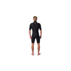 Shorty Rip Curl - Dawn Patrol 2/2 Front Zip Manches Courtes - Black 2023 -le surf boutique shorty rip curl dawn patrol 2 2 front zip manches courtes black 2023 1