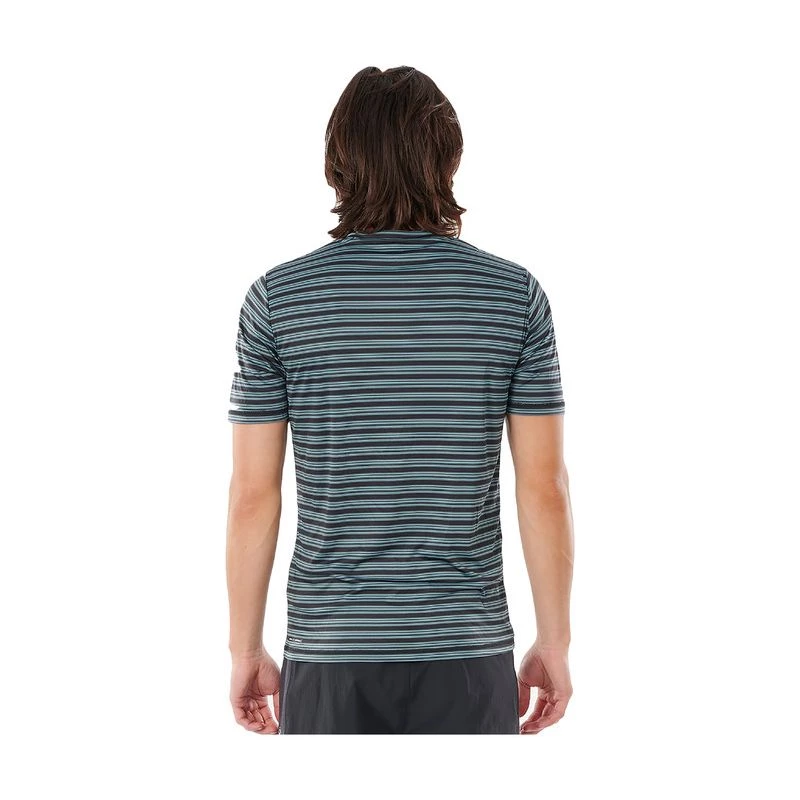 T-shirt UV - Rip Curl Mind Wave Stripes - Mid Blue 2 T-shirt UV - Rip Curl Mind Wave Stripes - Mid Blue – Image 2