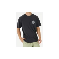 T-shirt UV - Rip Curl SWC Psyche Circles - Washed Black